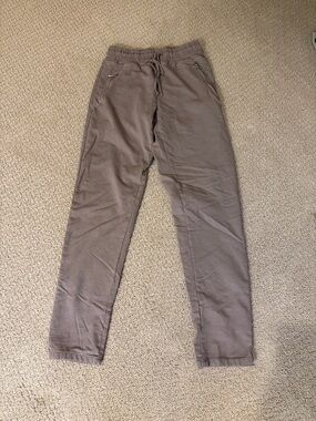 Nostalgia Men's Drawstring Joggers in Taupe Gray